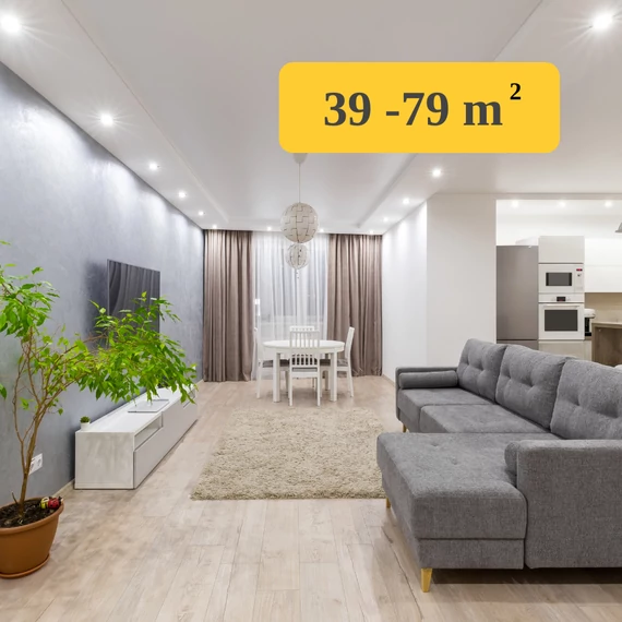Airbnb lakás és apartman takarítás , 40-79 nm  alapterület közt