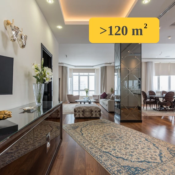 Airbnb lakás és apartman takarítás , 120 nm alapterület felett
